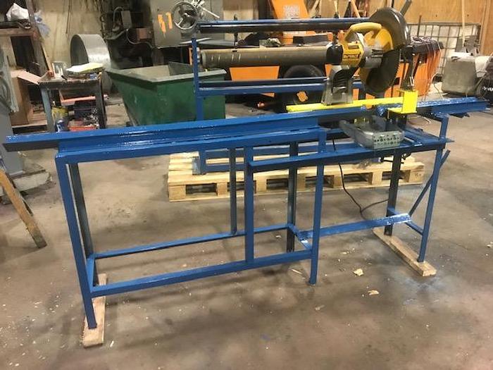 Used 70" CUSTOM CORE SAW W/DEWALT 14" MULTICUTTER