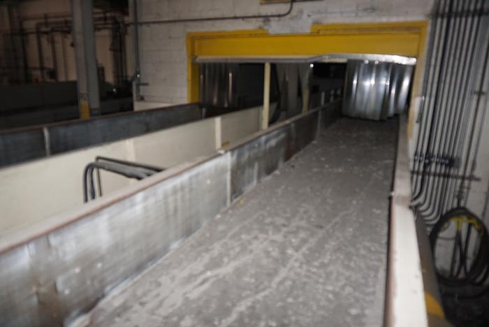 Used 50' LONG BELT CONVEYOR 48" WIDE