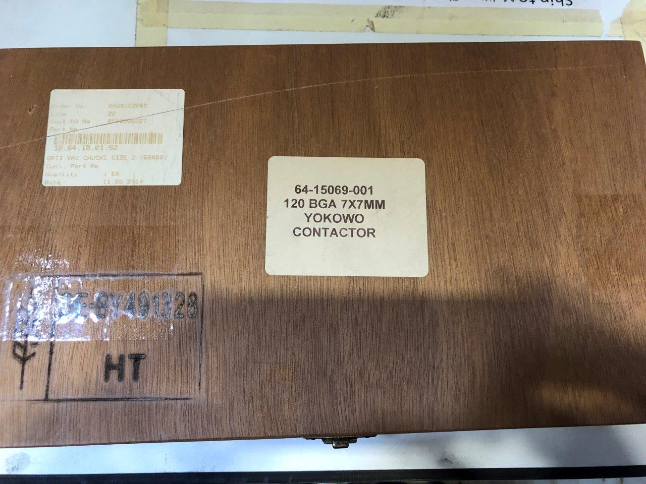 Used Multitest MT9510 Shuttle Vacuum Chucks for Change Kit 120 BGA 7x7mm