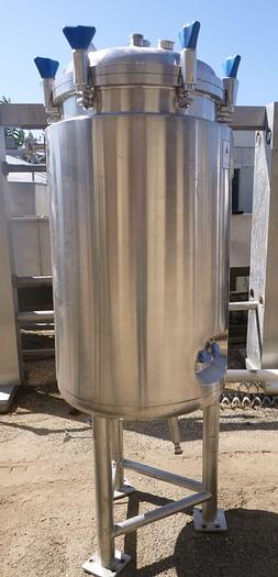 Used Tank, 79 Gallon, 316L Stainless Steel, Jacketed, 50 PSI, Fermenter, C #L744278