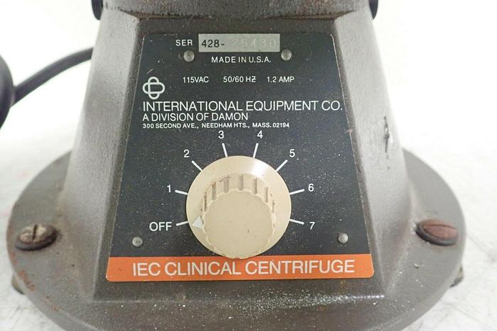 Used IEC Division Damon 428 Clinical Centrifuge