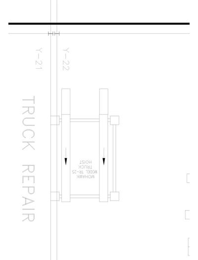 Used MONARCH 25,000 LB 4 POST HEAVY EQUIPMENT LIFT