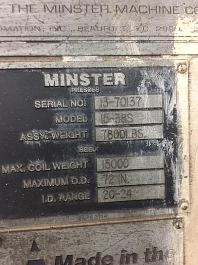 Used MINSTER MS-30-32-7 / 15-38S