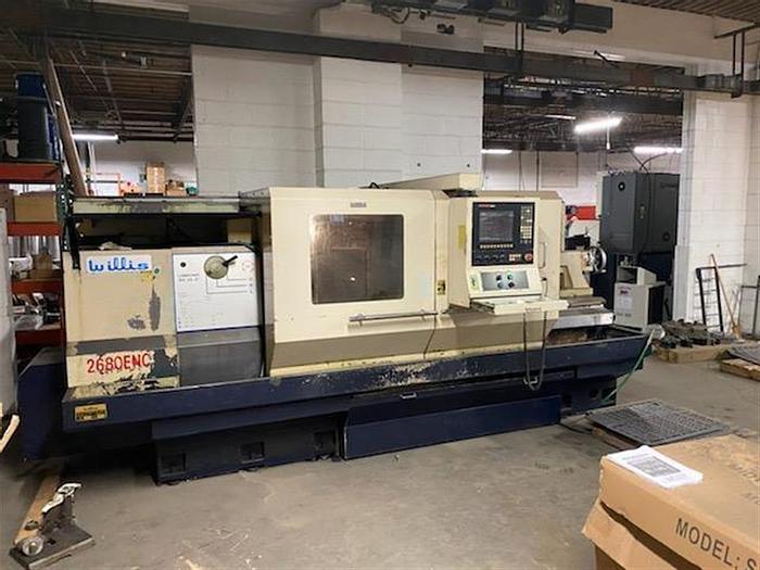 Used 2007 Willis 2680 ENC CNC Flatbed Lathe