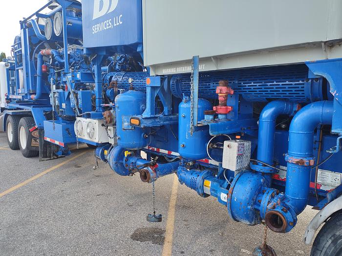 Used 2014 Cement Double Pump Trailer, BJ