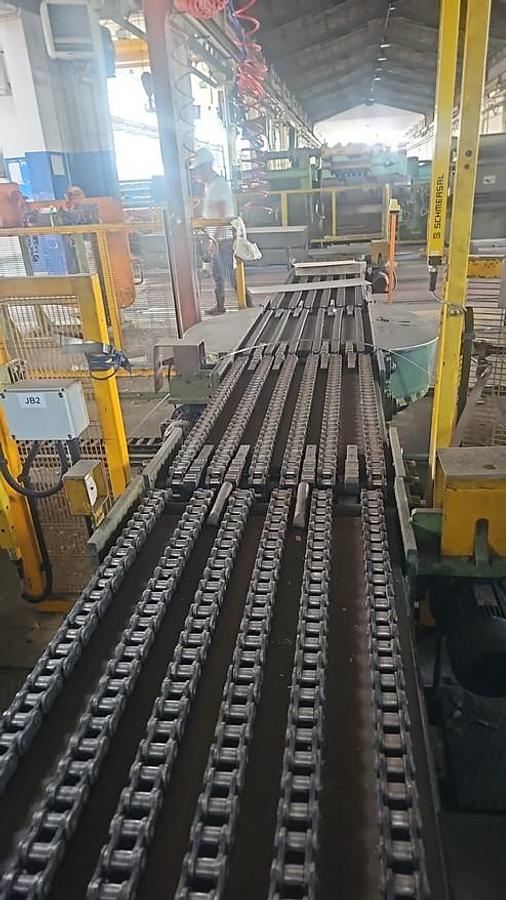 Used SPOTTI+SALICO 600x5mm Multi-Blanking Line