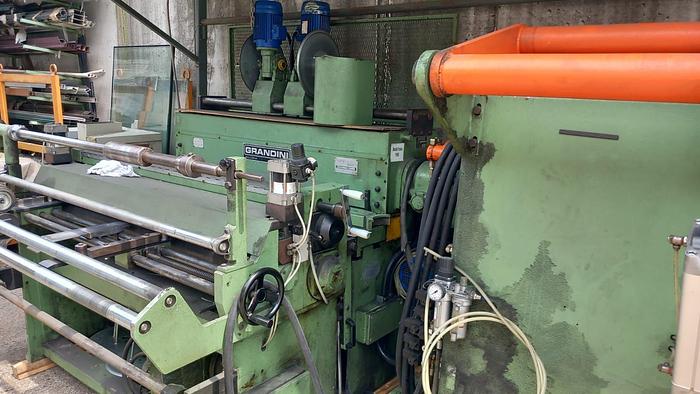 Used GRANDINI 1500x1.5mm Multi-Blanking Line #4932