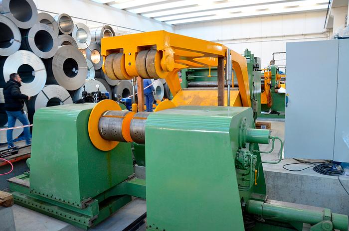 Used F&P + Other 1550mm x 5mm Slitting Line (Used) #4908