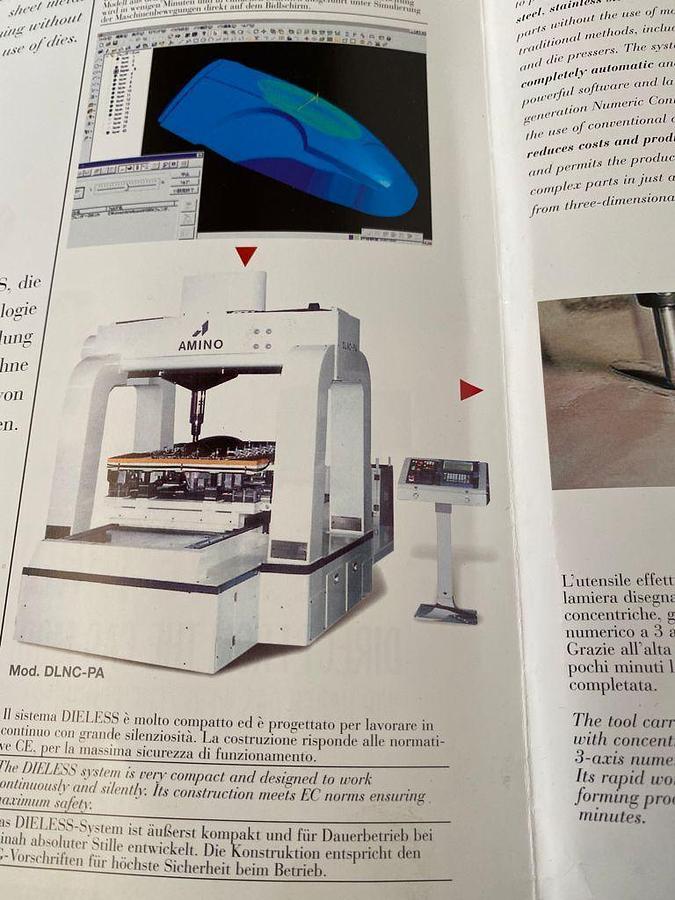 Used  AMINO Forming Machine for Rapid Prototyping