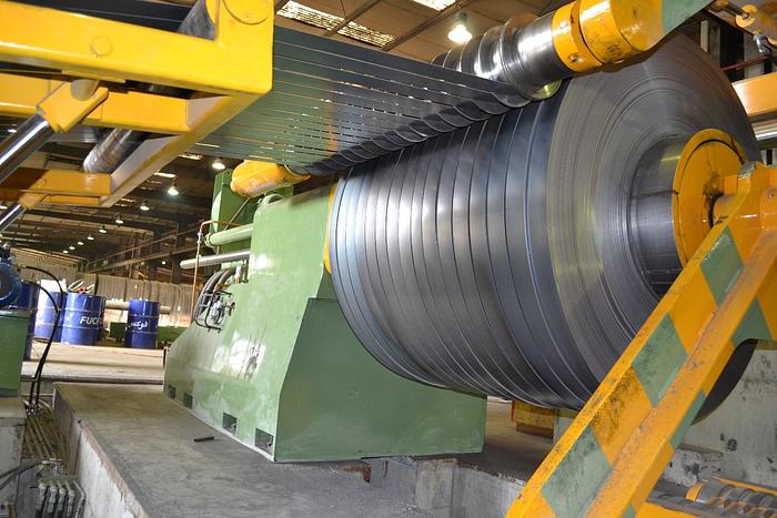 New  F&P Slitting Line, 2050x6mm - 32ton - 120m/min. #0019