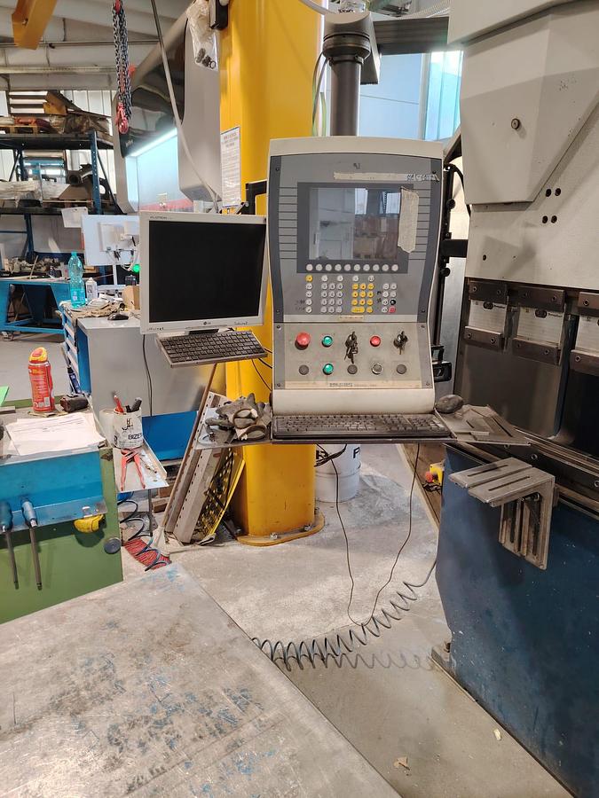 Used MECOS 3000mm x 100t and 2000mm x 50t, 6-Axis Press Brakes