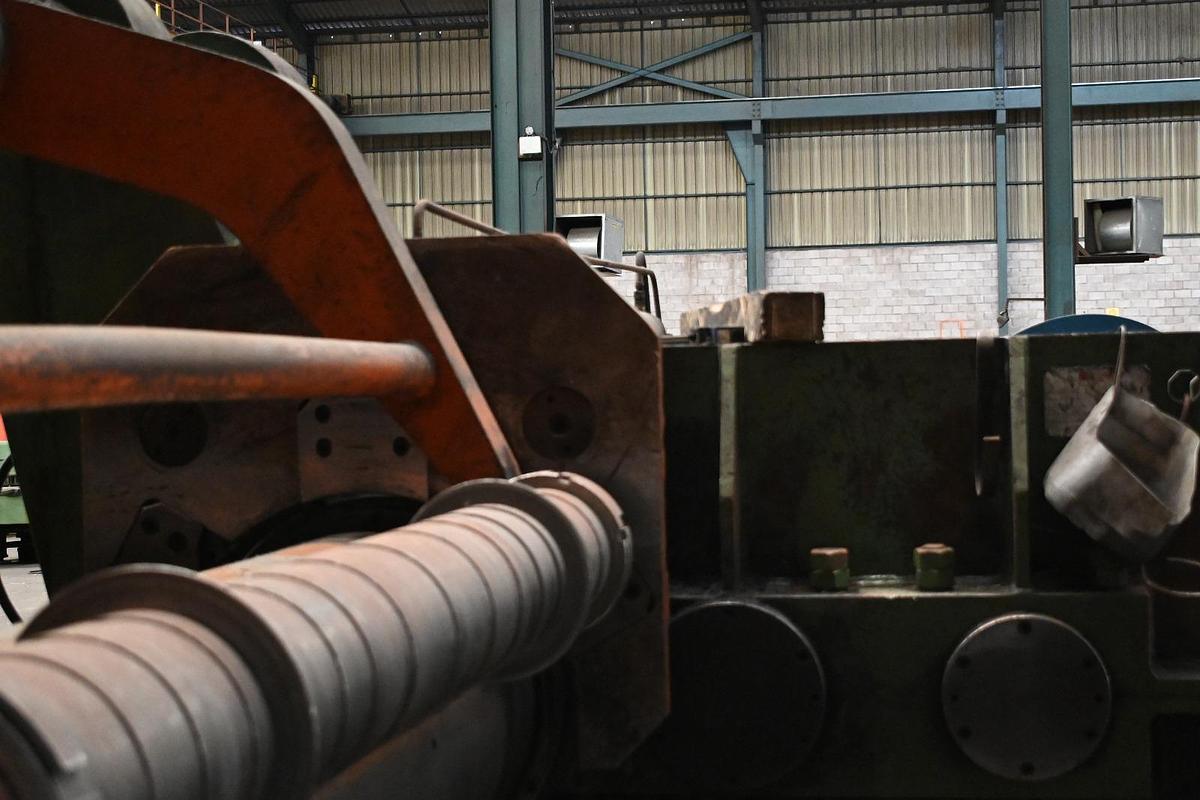 Used BONAK 1550mm x 8mm Slitting Line #0487