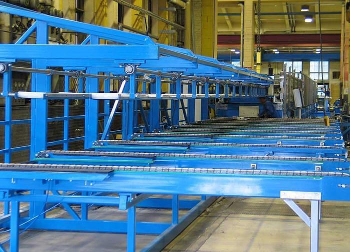 New  F&P Dach- und Wandelemente / Produktionslinien