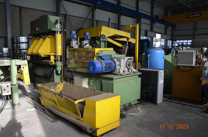 Used STAM 1600mm x 7mm Slitting Line (Used) #4863