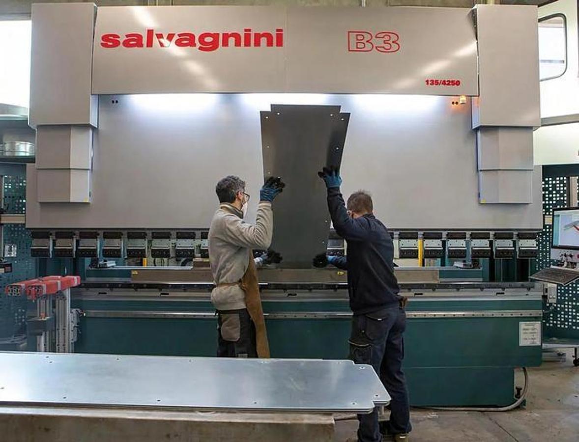 Used  F&P Choice coil and sheet metal fabrication equipment for Spain