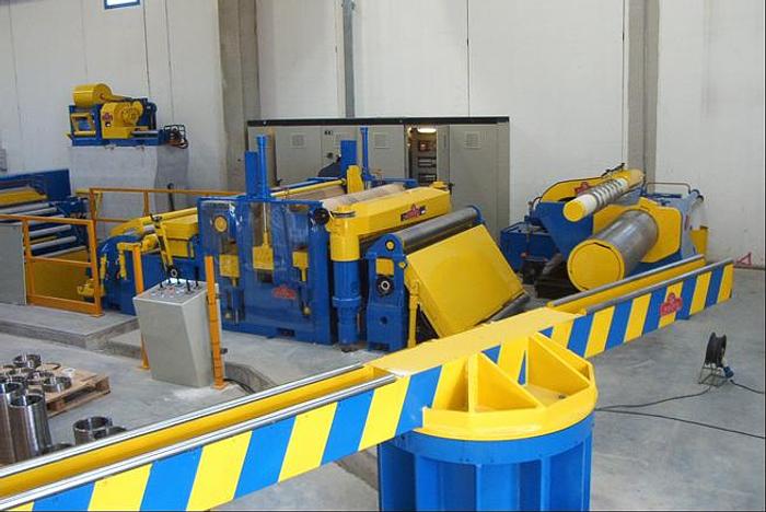 New  F&P 2200mm x .15-3.0mm Aluminium Slitting Line #0021
