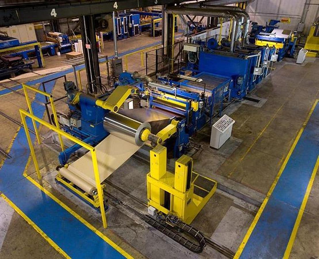 Used F&P Steel Service Center Equipment in Colombia