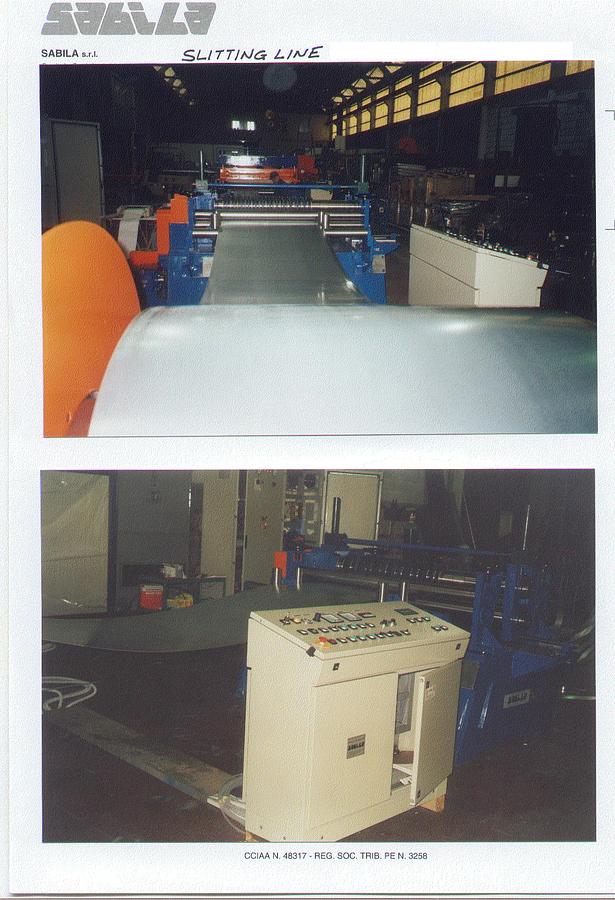 Used  SABILA 1500x2.5mm Slitting Line