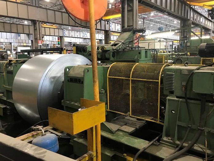 Used  SA.MO.  1800x3mm Slitting Line (Used) #4911