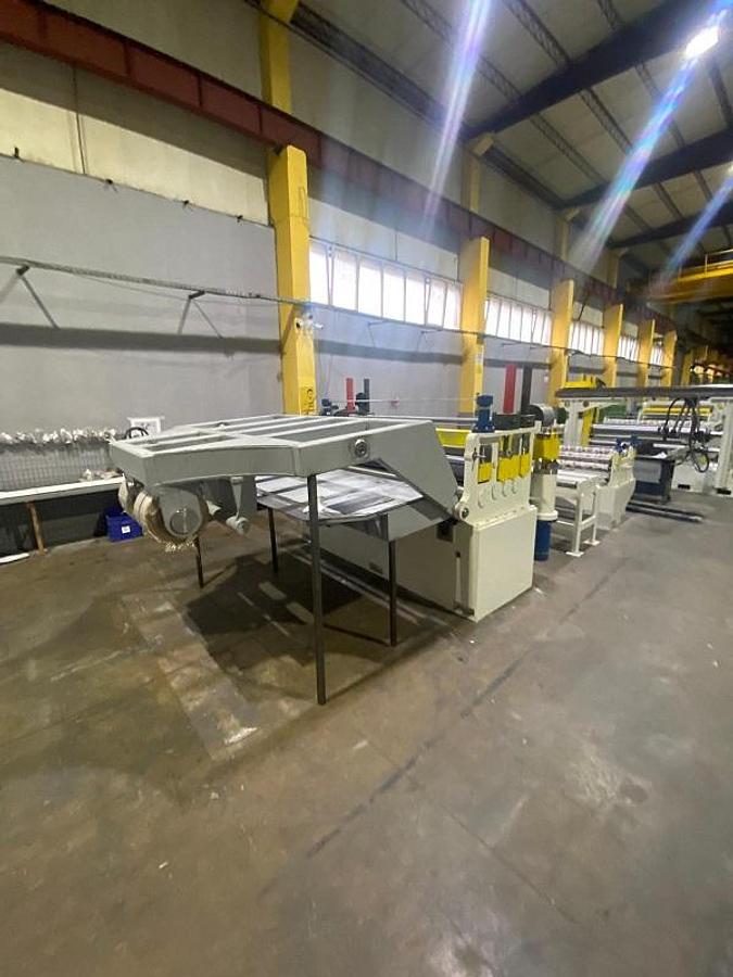 New  F&P 2000x4mm Slitting Line being built #0074