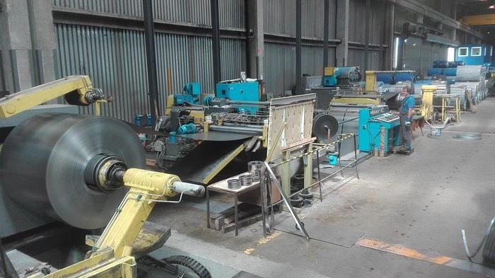 Used  KAGERER-VOEST... 1600x1-7mm Slitting Line #0410
