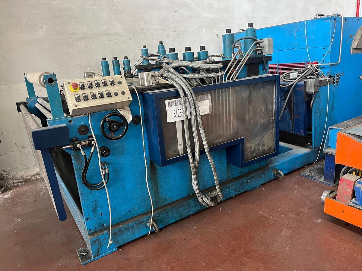 Used  STILMEC90  1500x2.5mm Multi-Blanking Line