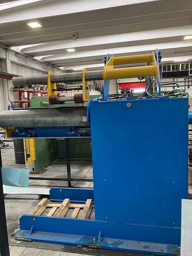 Used  GABELLA 1500x2mm Multi-Blanking Line w. mini-Recoiler #0124