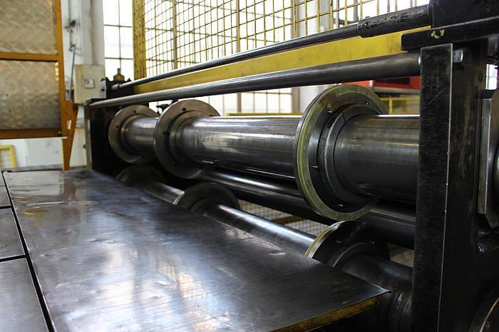 Used  CAMU  1550x2mm S.S. CTL Line, Roll Feeder Type #0042