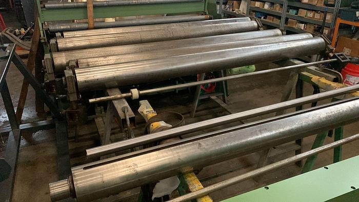 Used BELGIUS  1500x2mm Multi-Blanking Line #4921