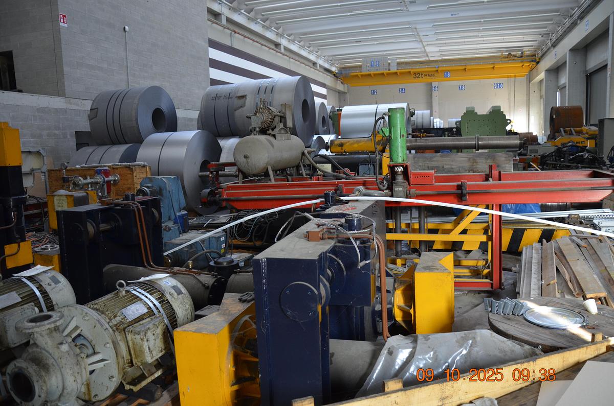 Used  F&P 1500mm x 3mm Recoiler