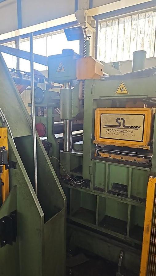 Used GUIDA+SPOTTI 1600x5mm Slitting Line