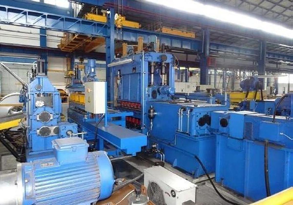 Used F&P Choice coil and sheet metal fabrication equipment for Serbia