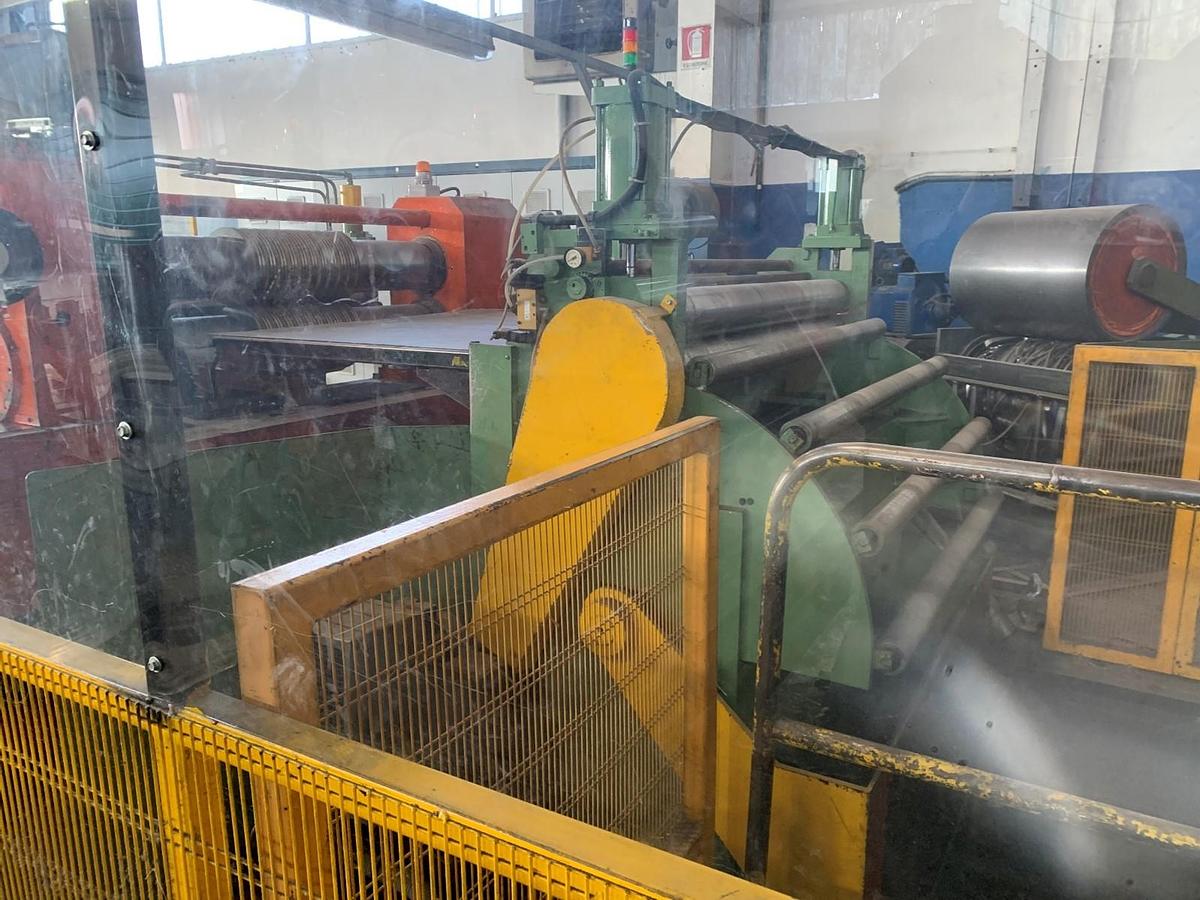 Used  F&P 1250mm x .2-1.8mm / 15ton Slitting Line for sale (Used)