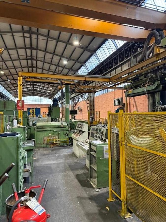 Used BREDA etc. Aluminium Profile Extrusion Lines with 1600ton and, resp. 1250ton Presses