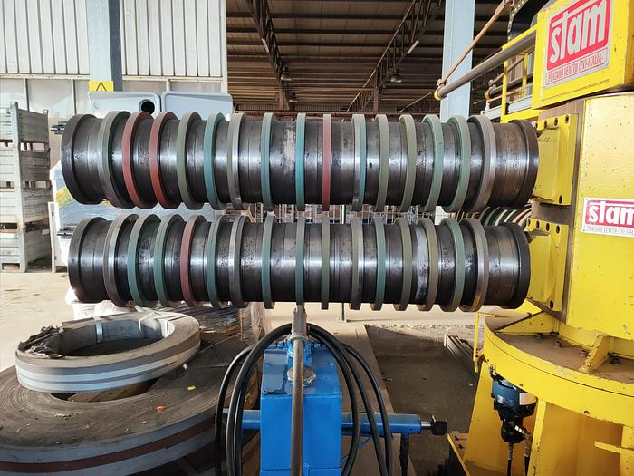 Used STAM 1600mm x 7mm Slitting Line (Used) #4863