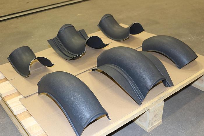 New  F&P Linee di stampaggio per accessori da lattoneria