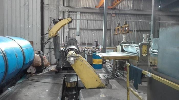 Used  KAGERER-VOEST... 1600x1-7mm Slitting Line #0410