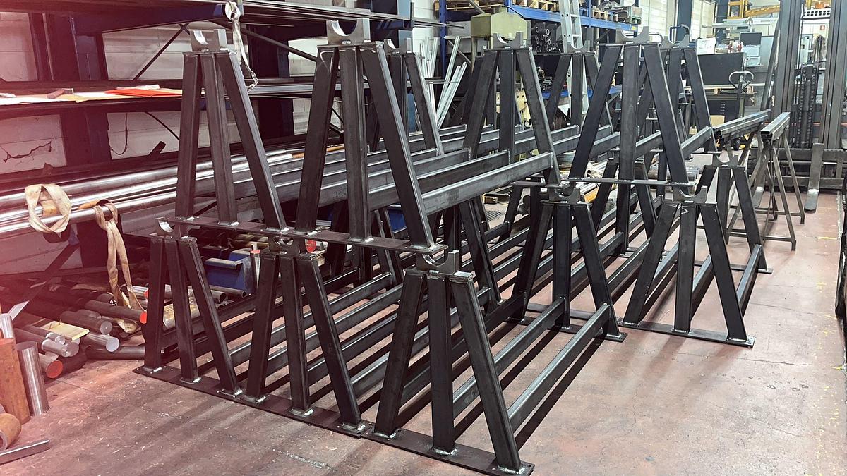 New F&P 500<>1500mm x 2/3ton Undriven Decoilers #4923