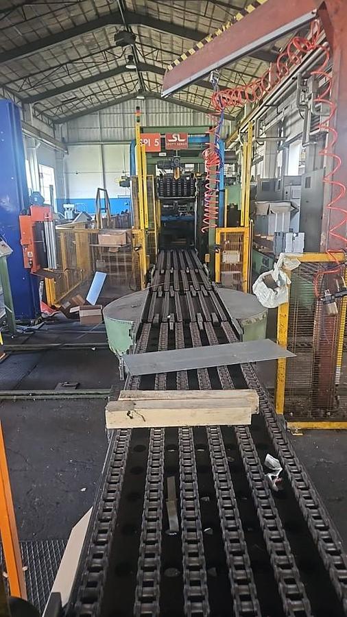 Used SPOTTI+SALICO 600x5mm Multi-Blanking Line
