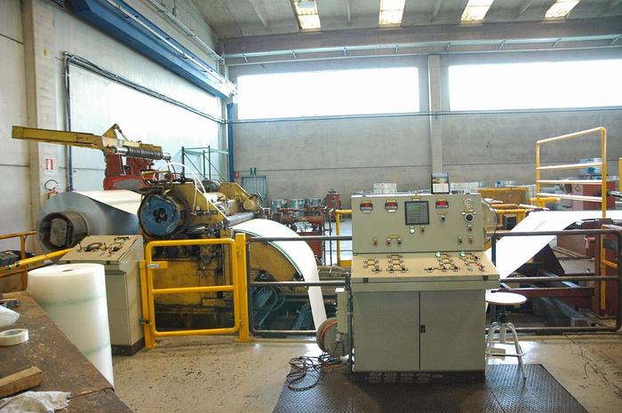 Used  STAMCO COMEC  1500x2mm Slitting Line #0465
