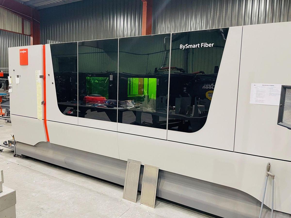 Used  BYSTRONIC BySmart Fiber 3015 Fiber 3KW + ByTrans extended + ByTower #3492