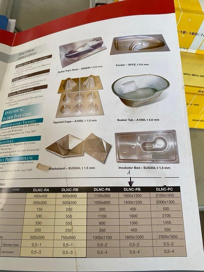 Used  AMINO Forming Machine for Rapid Prototyping