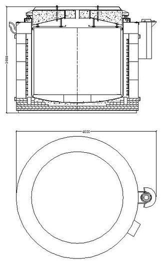 New  F&P HS-285/220 Electric Wire Annealing Furnace