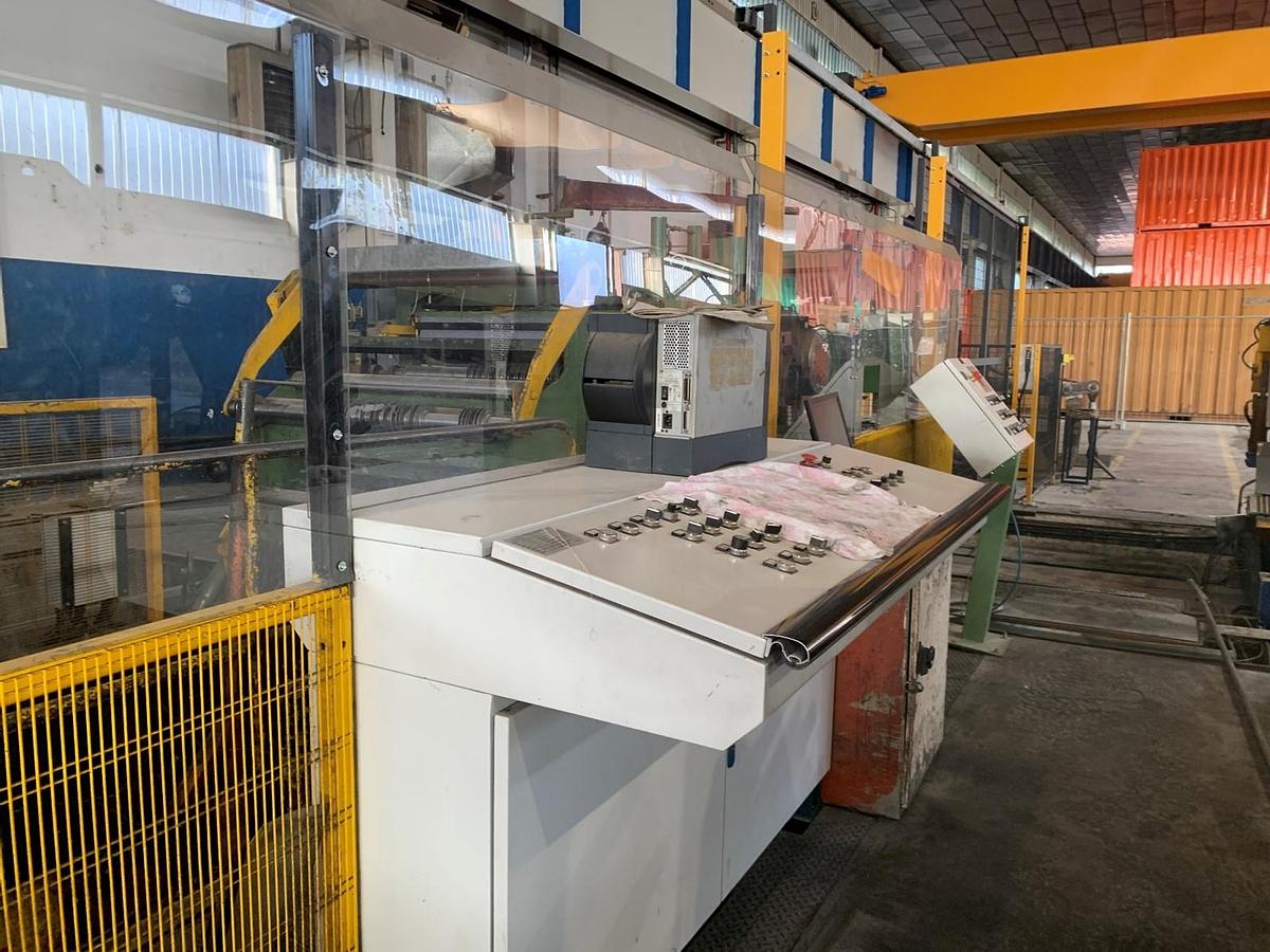 Used  F&P 1250mm x .2-1.8mm / 15ton Slitting Line for sale (Used)