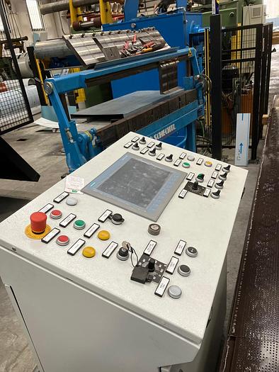 Used  GABELLA 1500x2mm Multi-Blanking Line w. mini-Recoiler #0124