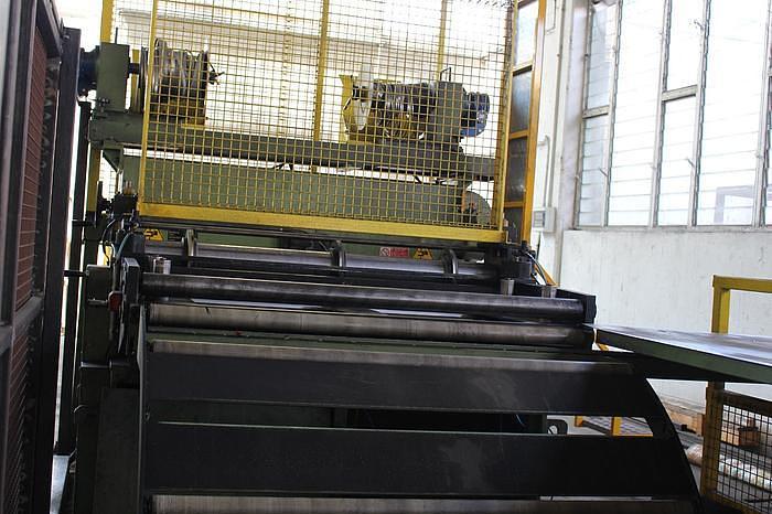 Used  CAMU  1550x2mm S.S. CTL Line, Roll Feeder Type #0042