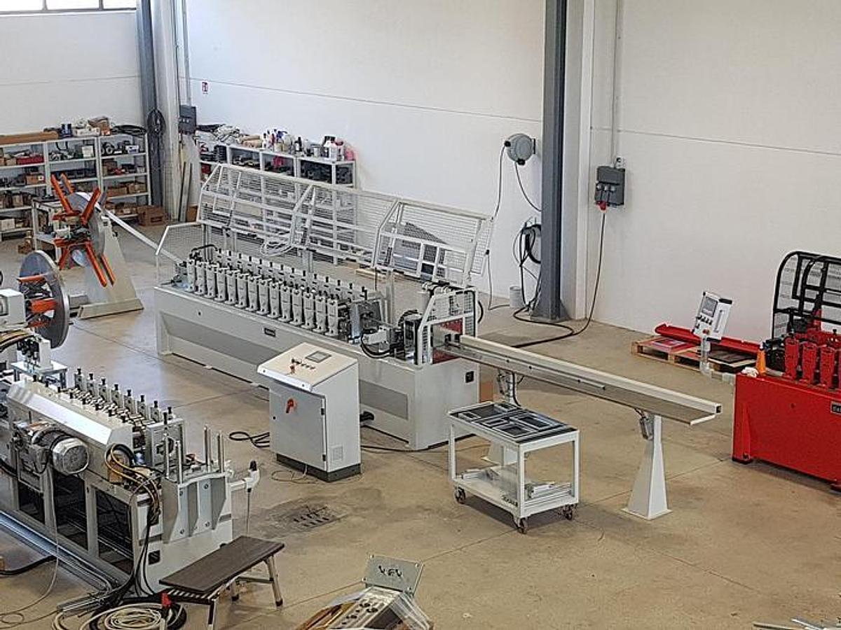 Used F&P Choice coil and sheet metal fabrication equipment for Serbia