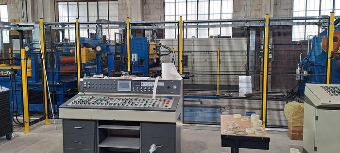 Used  F&P-FIMI 1000x3mm Dual Head Slitting Line #000000