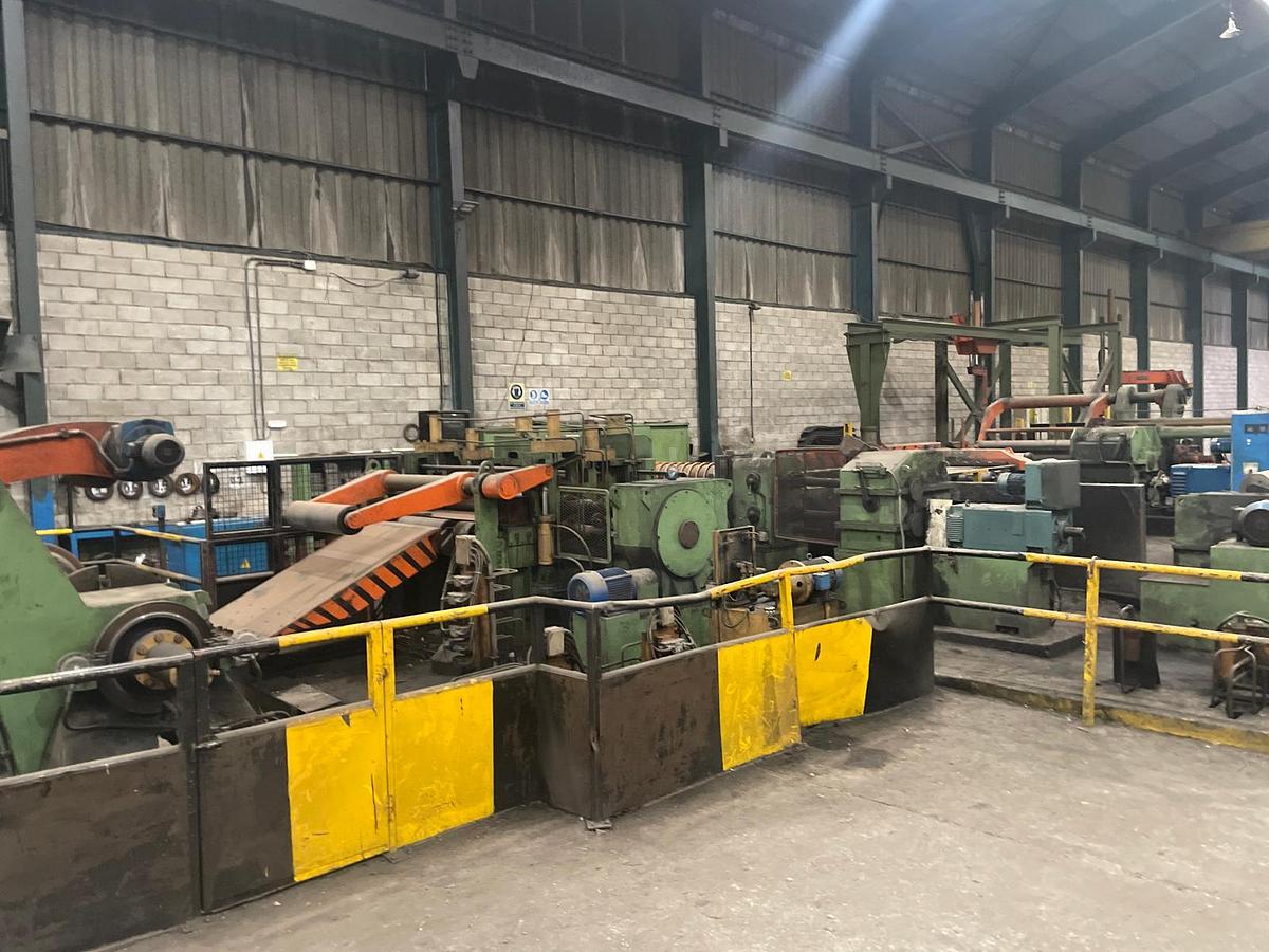 Used BONAK 1550mm x 8mm Slitting Line #0487