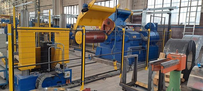 Used  F&P-FIMI 1000x3mm Dual Head Slitting Line #000000